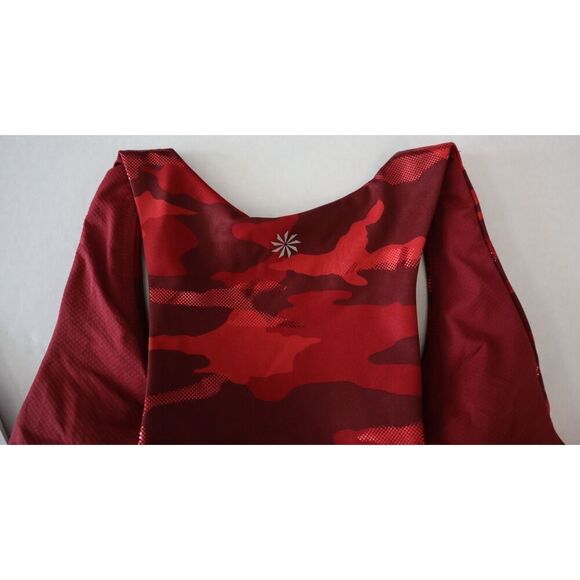Athleta 984617-00-2 Women's Sz XS Red Luxe Camo Ultimate Printed Crop Top D-DD - Picture 5 of 8